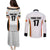 Custom Belgium Basketball Couples Matching Puletasi and Long Sleeve Button Shirt Lion Mascot Sporty Style