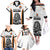 Custom Belgium Basketball Family Matching Off The Shoulder Long Sleeve Dress and Hawaiian Shirt Lion Mascot Sporty Style