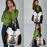 Custom Belgium Basketball Grocery Bag Lion Mascot Sporty Style