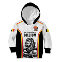 Custom Belgium Basketball Kid Hoodie Lion Mascot Sporty Style