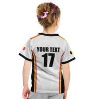 Custom Belgium Basketball Kid T Shirt Lion Mascot Sporty Style