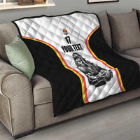 Custom Belgium Basketball Quilt Lion Mascot Sporty Style