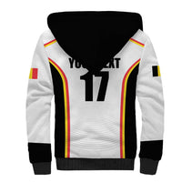 Custom Belgium Basketball Sherpa Hoodie Lion Mascot Sporty Style