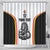 Custom Belgium Basketball Shower Curtain Lion Mascot Sporty Style