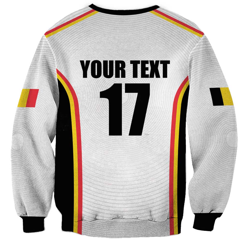 Custom Belgium Basketball Sweatshirt Lion Mascot Sporty Style