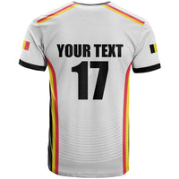 Custom Belgium Basketball T Shirt Lion Mascot Sporty Style