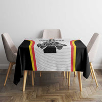 Custom Belgium Basketball Tablecloth Lion Mascot Sporty Style