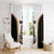 Custom Belgium Basketball Window Curtain Lion Mascot Sporty Style