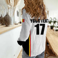 Custom Belgium Basketball Women Casual Shirt Lion Mascot Sporty Style