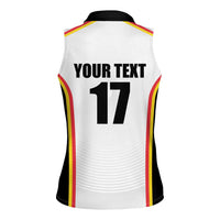 Custom Belgium Basketball Women Sleeveless Polo Shirt Lion Mascot Sporty Style