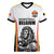 Custom Belgium Basketball Women V-Neck T-Shirt Lion Mascot Sporty Style