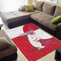 Greenland Flag Style Area Rug Polar Pear