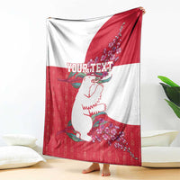Greenland Flag Style Blanket Polar Pear