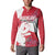 Greenland Flag Style Button Sweatshirt Polar Pear