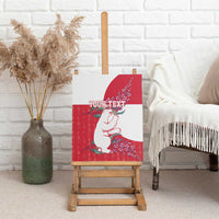 Greenland Flag Style Canvas Wall Art Polar Pear