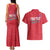 Greenland Flag Style Couples Matching Tank Maxi Dress and Hawaiian Shirt Polar Pear