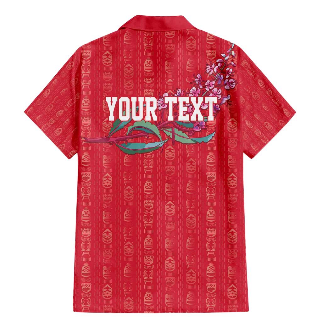 Greenland Flag Style Family Matching Mermaid Dress and Hawaiian Shirt Polar Pear