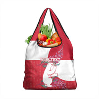 Greenland Flag Style Grocery Bag Polar Pear