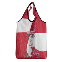 Greenland Flag Style Grocery Bag Polar Pear
