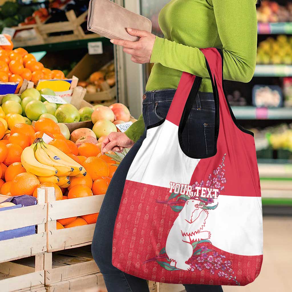 Greenland Flag Style Grocery Bag Polar Pear