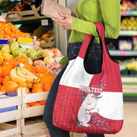 Greenland Flag Style Grocery Bag Polar Pear