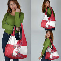 Greenland Flag Style Grocery Bag Polar Pear