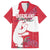 Greenland Flag Style Hawaiian Shirt Polar Pear