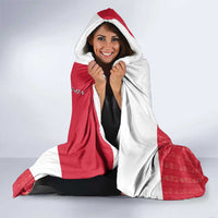 Greenland Flag Style Hooded Blanket Polar Pear