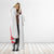 Greenland Flag Style Hooded Blanket Polar Pear