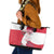 Greenland Flag Style Leather Tote Bag Polar Pear