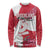 Greenland Flag Style Long Sleeve Shirt Polar Pear