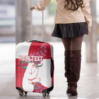Greenland Flag Style Luggage Cover Polar Pear