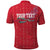 Greenland Flag Style Polo Shirt Polar Pear