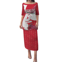 Greenland Flag Style Puletasi Polar Pear