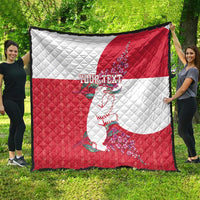 Greenland Flag Style Quilt Polar Pear