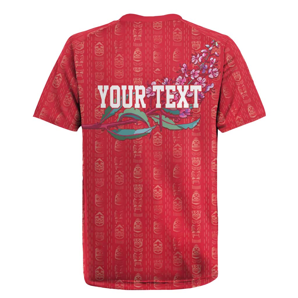 Greenland Flag Style Rugby Jersey Polar Pear