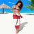 Greenland Flag Style Sarong Polar Pear