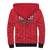 Greenland Flag Style Sherpa Hoodie Polar Pear