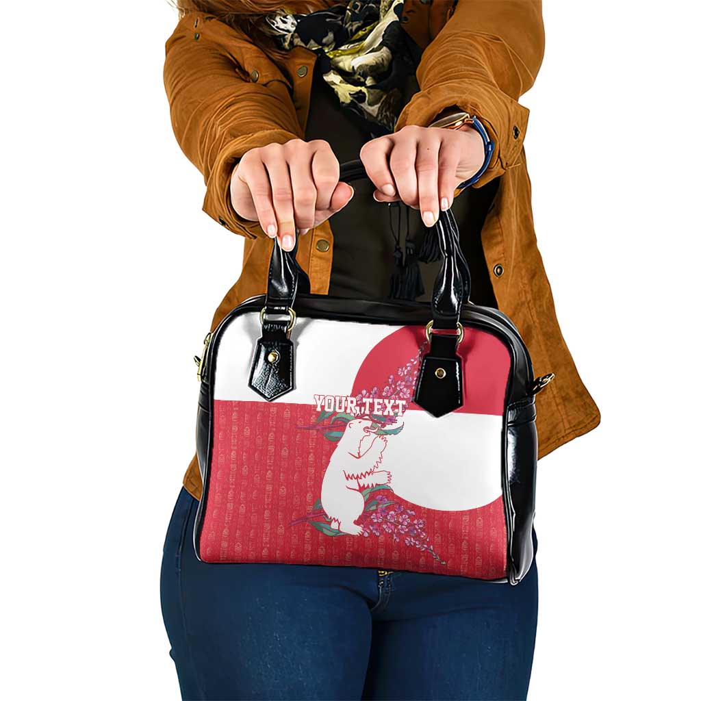 Greenland Flag Style Shoulder Handbag Polar Pear