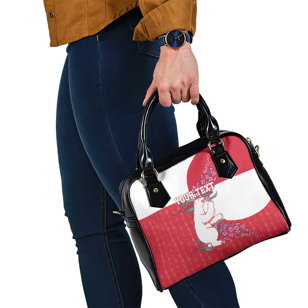 Greenland Flag Style Shoulder Handbag Polar Pear