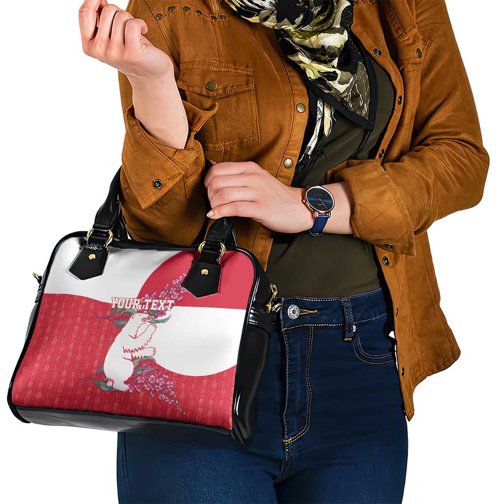 Greenland Flag Style Shoulder Handbag Polar Pear