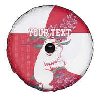 Greenland Flag Style Spare Tire Cover Polar Pear