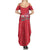 Greenland Flag Style Summer Maxi Dress Polar Pear