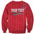 Greenland Flag Style Sweatshirt Polar Pear