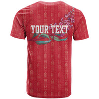 Greenland Flag Style T Shirt Polar Pear