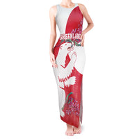 Greenland Flag Style Tank Maxi Dress Polar Pear