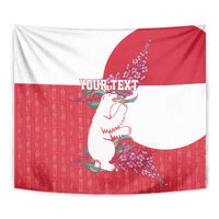Greenland Flag Style Tapestry Polar Pear