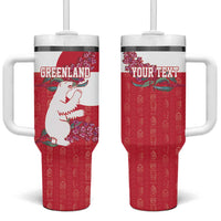 Greenland Flag Style Tumbler With Handle Polar Pear