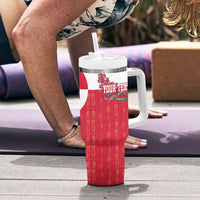 Greenland Flag Style Tumbler With Handle Polar Pear