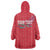 Greenland Flag Style Wearable Blanket Hoodie Polar Pear